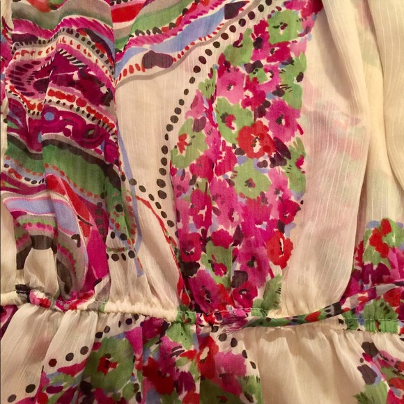 Colorful Sheer Blouse 🍭 - Picture 3 of 4